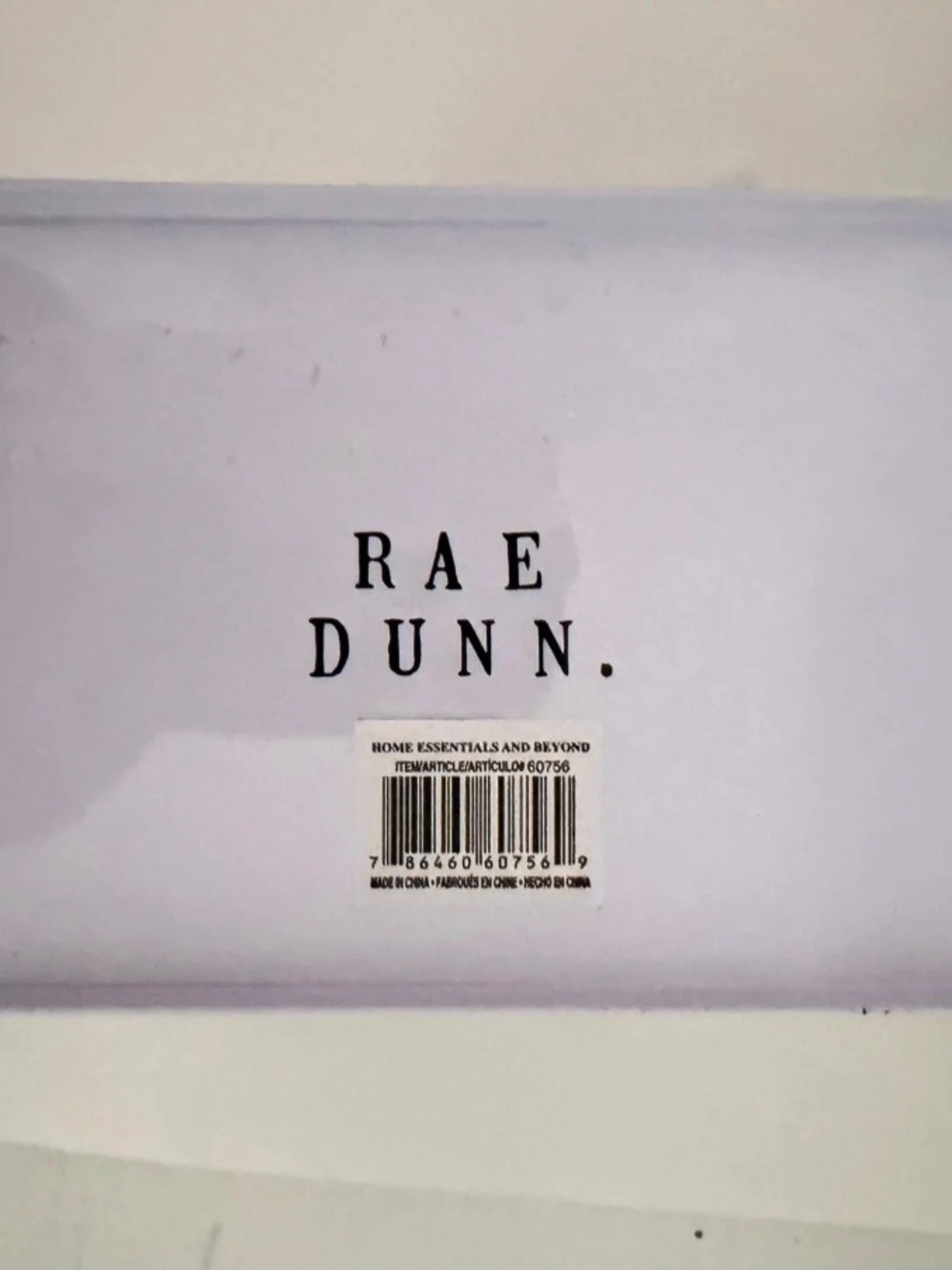 Rae Dunn White Metal 